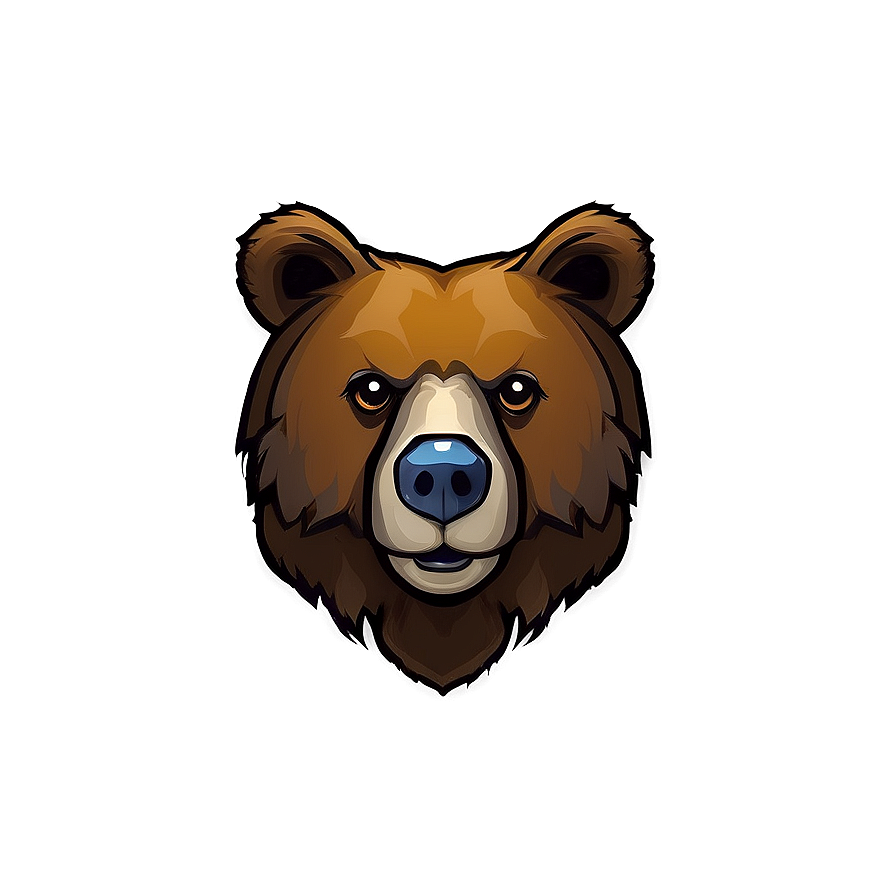 Bear Face Decoration Png Vel