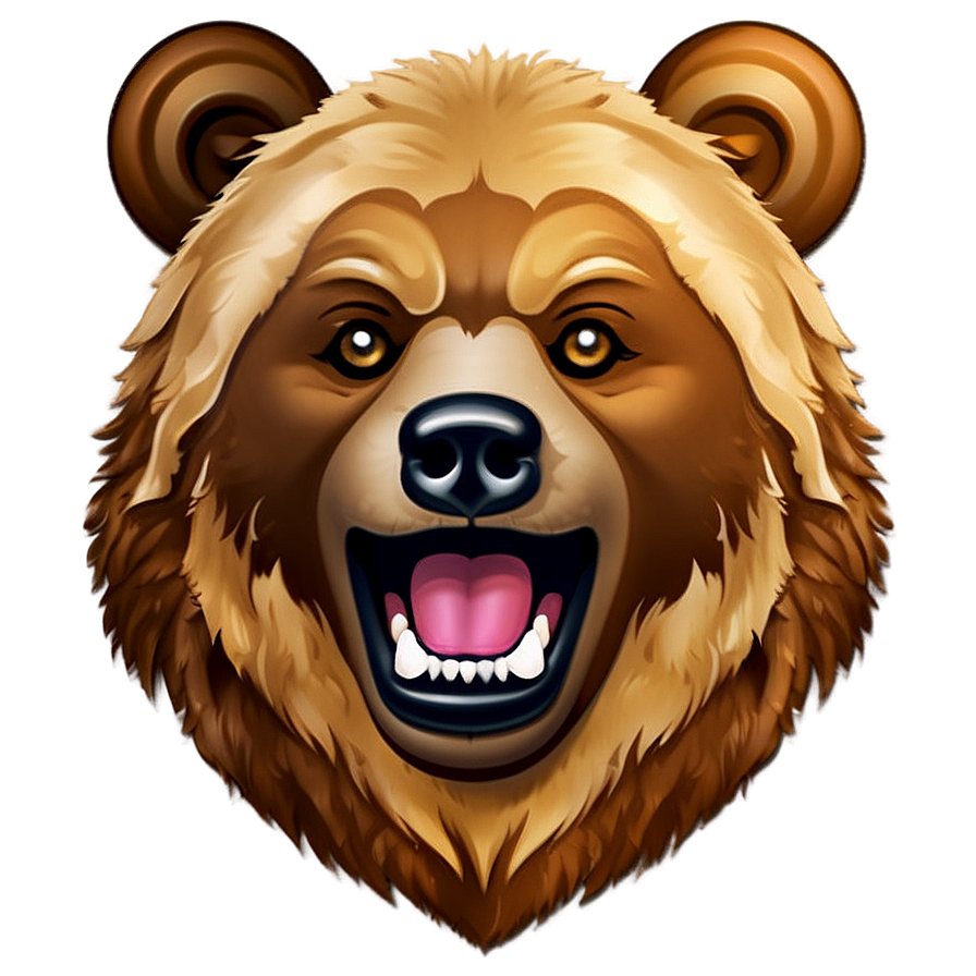 Bear Face Emoji Png 87