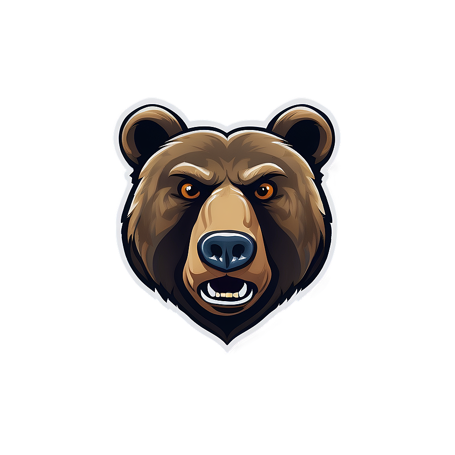 Bear Face Mascot Png Vqd72