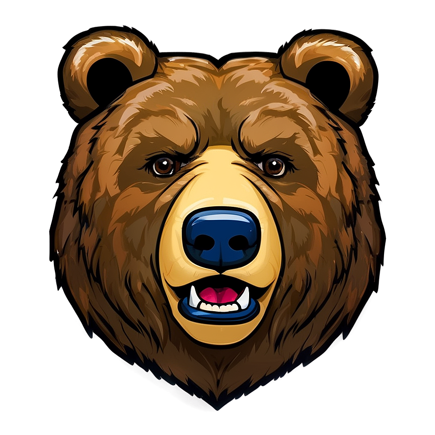 Bear Face Mascot Png Ybe39