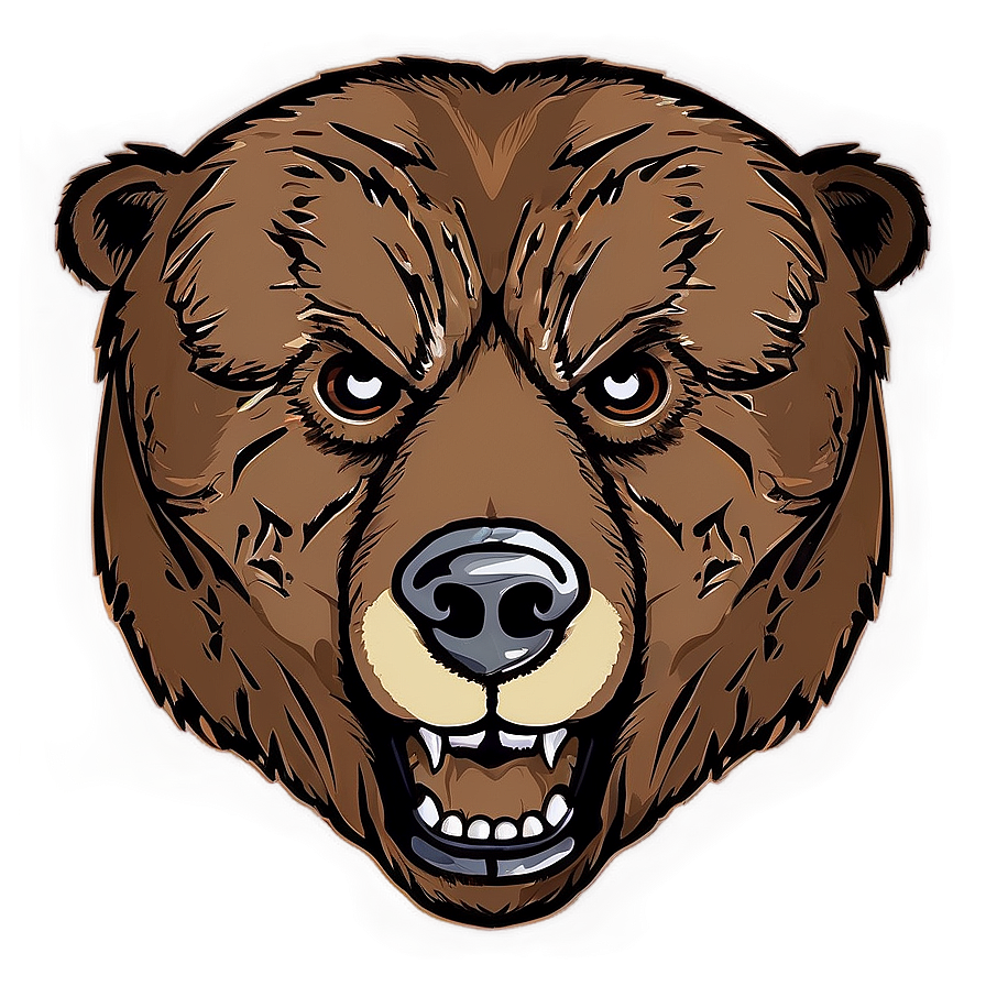 Bear Face Vector Png 56