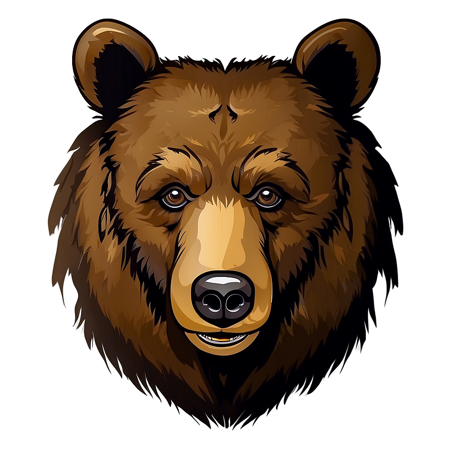 Bear Face Vector Png Nai