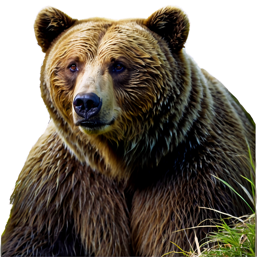 Bear In Forest Png Fqh