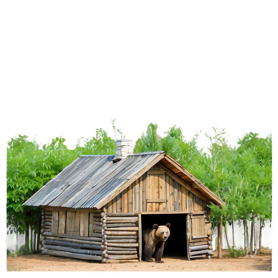 Bear's Rustic Home Png 06272024