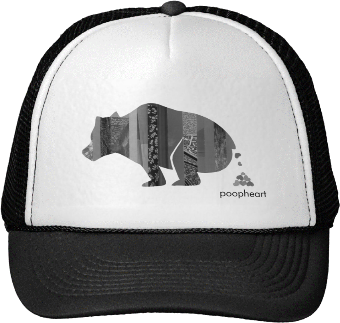 Bear Silhouette Trucker Hat