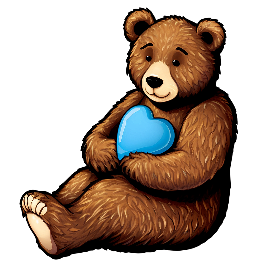 Bear With Heart Png Iub87