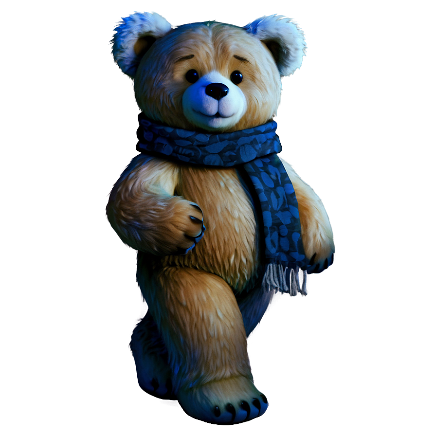 Bear With Scarf Png 05032024