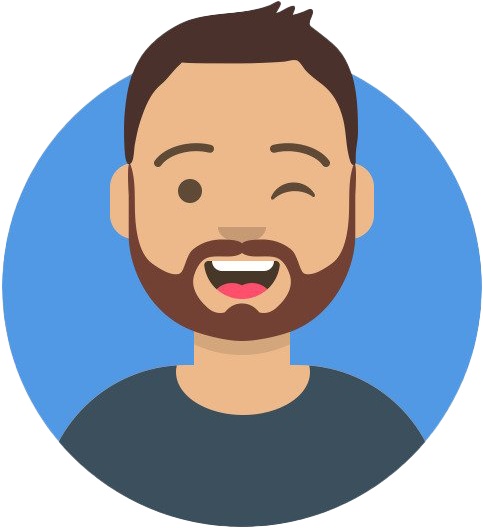 Bearded Man Avatar Graphic