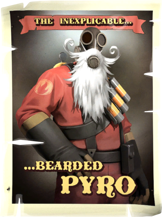 Bearded Pyro Poster T F2