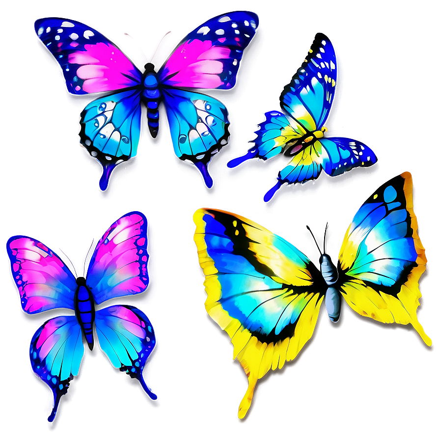 Beautiful Butterflies Png Spc19