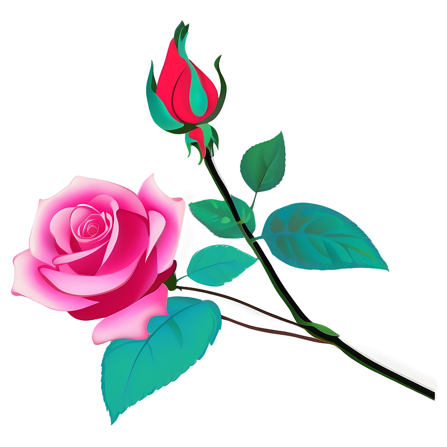 Beautiful Rose Clipart Png 06272024