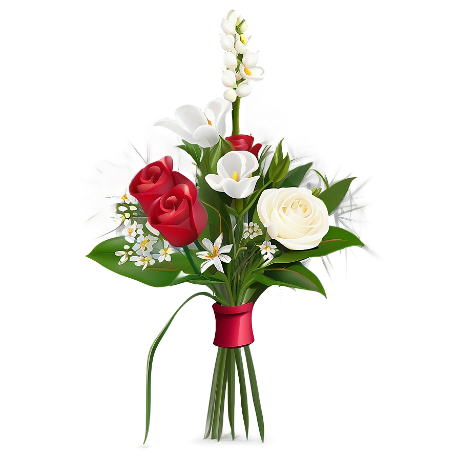 Beautiful Valentines Bouquet Png Wlu3