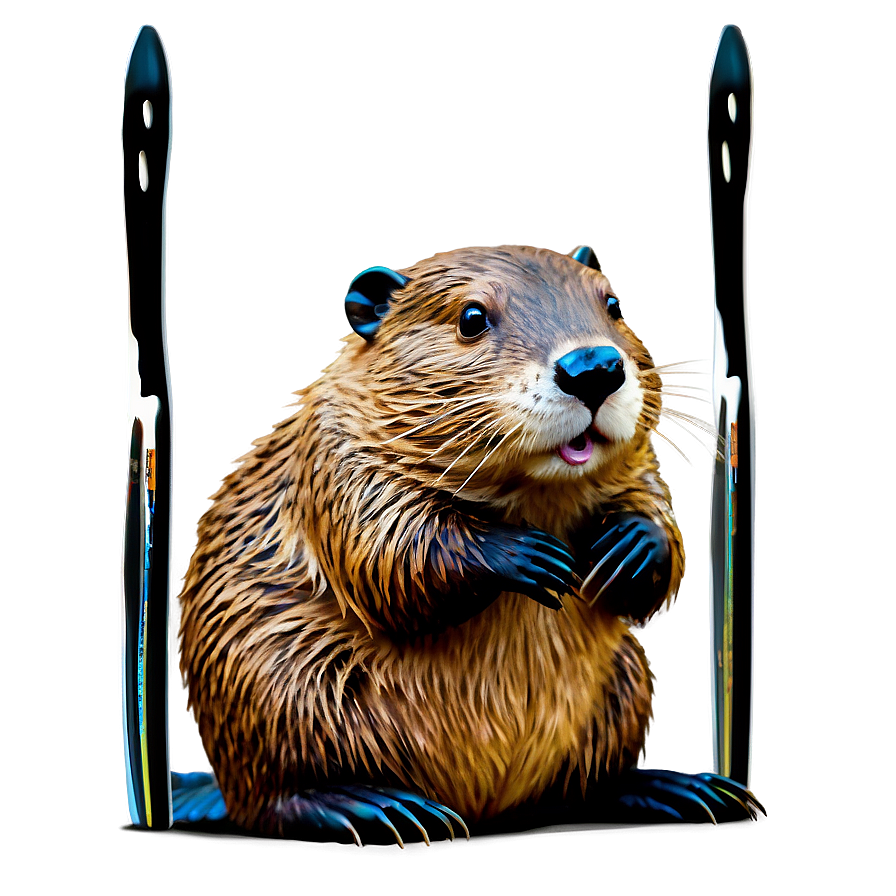 Beaver In Cartoon Style Png Nqx