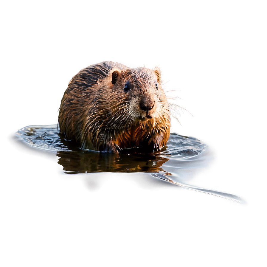 Beaver In Natural Habitat Png Pfh