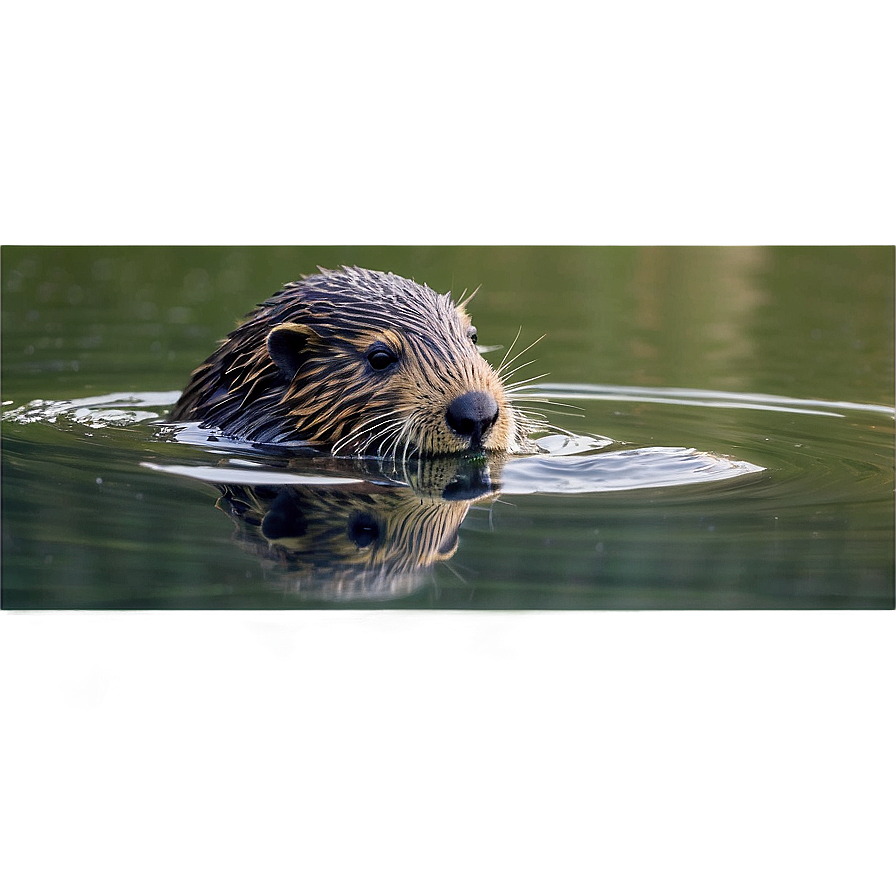 Beaver In Water Png Xdj