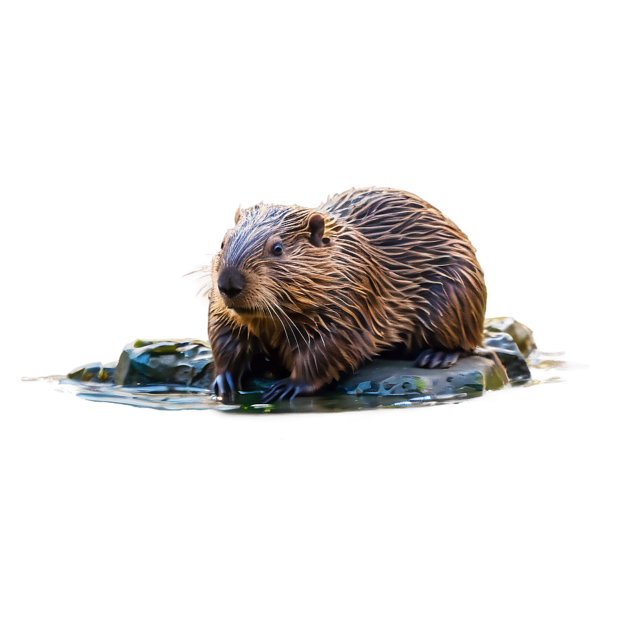 Beaver Making Dam Art Png 86