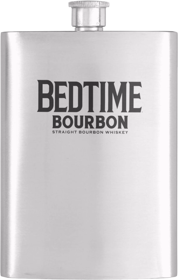 Bedtime Bourbon Whiskey Flask