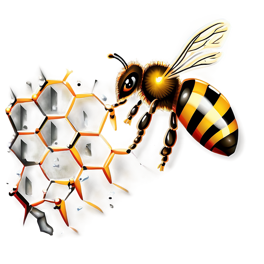 Bee Drawing Png 05232024