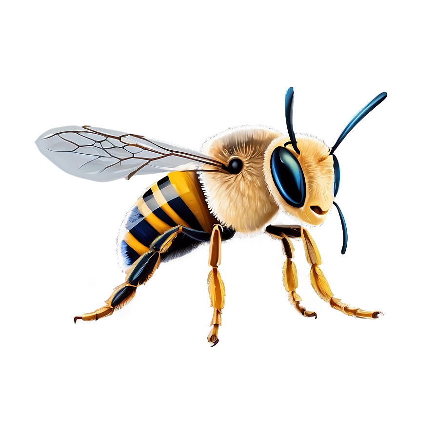 Bee With Big Eyes Png 31