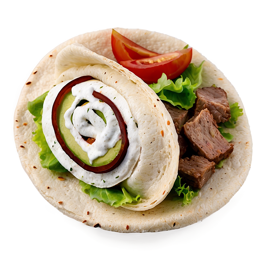 Beef Gyro Wrap Png 06262024