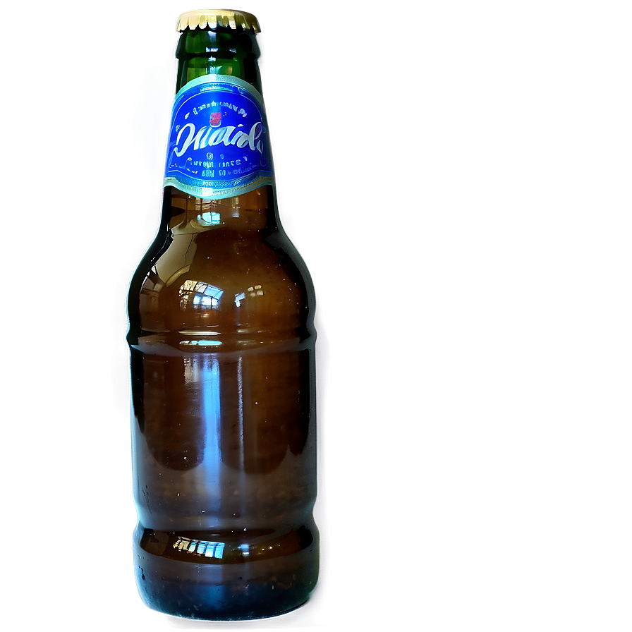 Beer Bottle On White Background Png 05242024