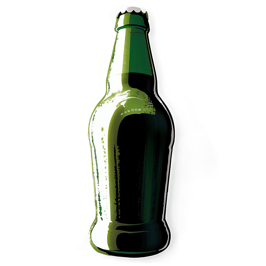 Beer Bottle Sketch Png Bhm