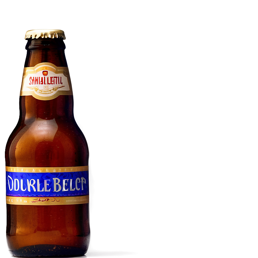 Beer Bottle With Reflection Png 05242024