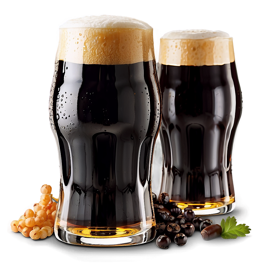 Beer Glass With Dark Stout Png 06262024