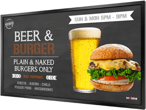 Beerand Burger Promotion Ad