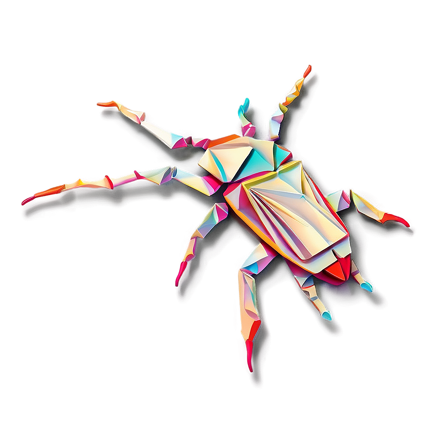 Beetle Origami Pattern Png 95