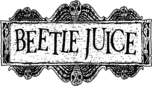 Beetlejuice Logo Vintage Style