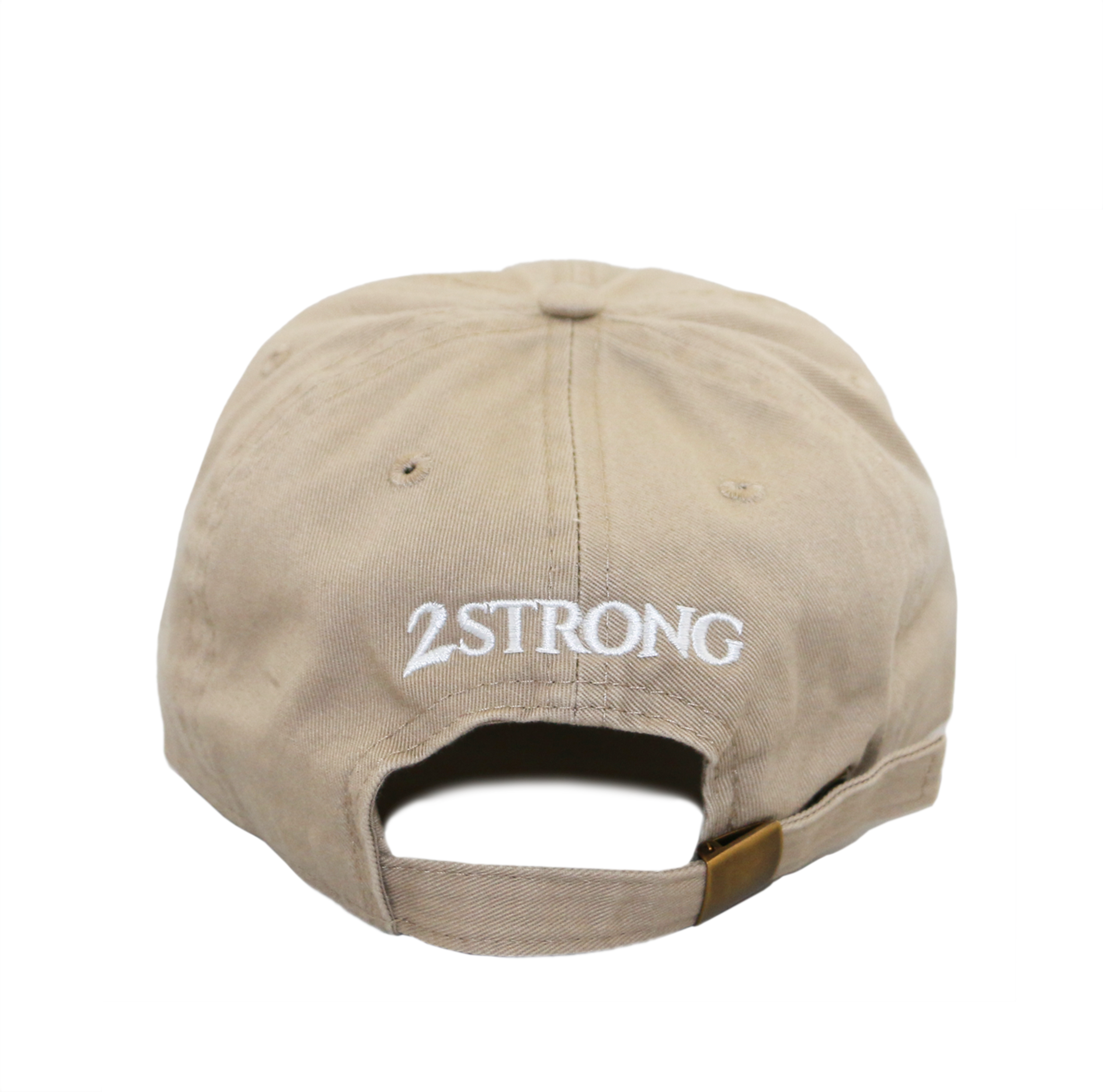 Beige Baseball Cap2 S T R O N G Back View