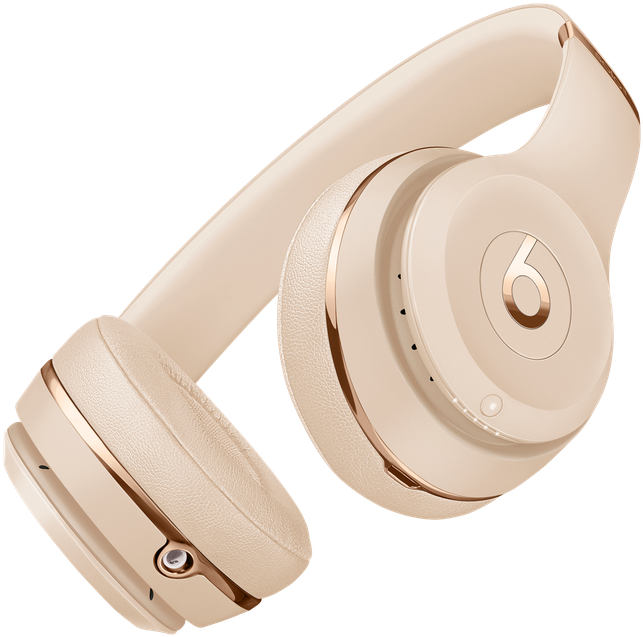 Beige Over Ear Headphones