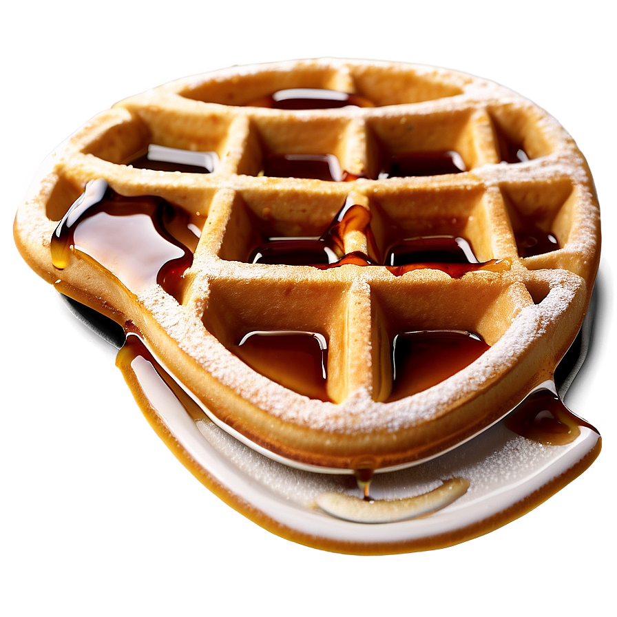 Belgian Waffles With Syrup Png Niw