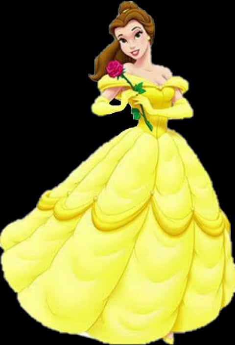 Belle Yellow Gown Rose