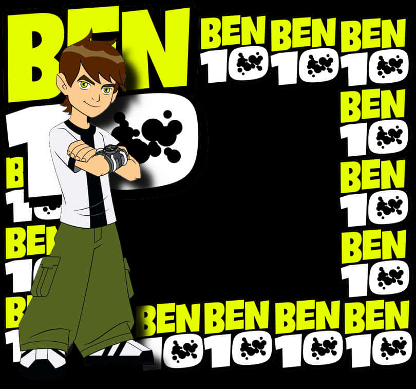 Ben10 Hero Posewith Omnitrix