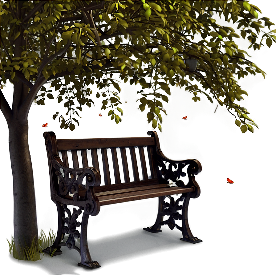 Bench Under Tree Png 05232024