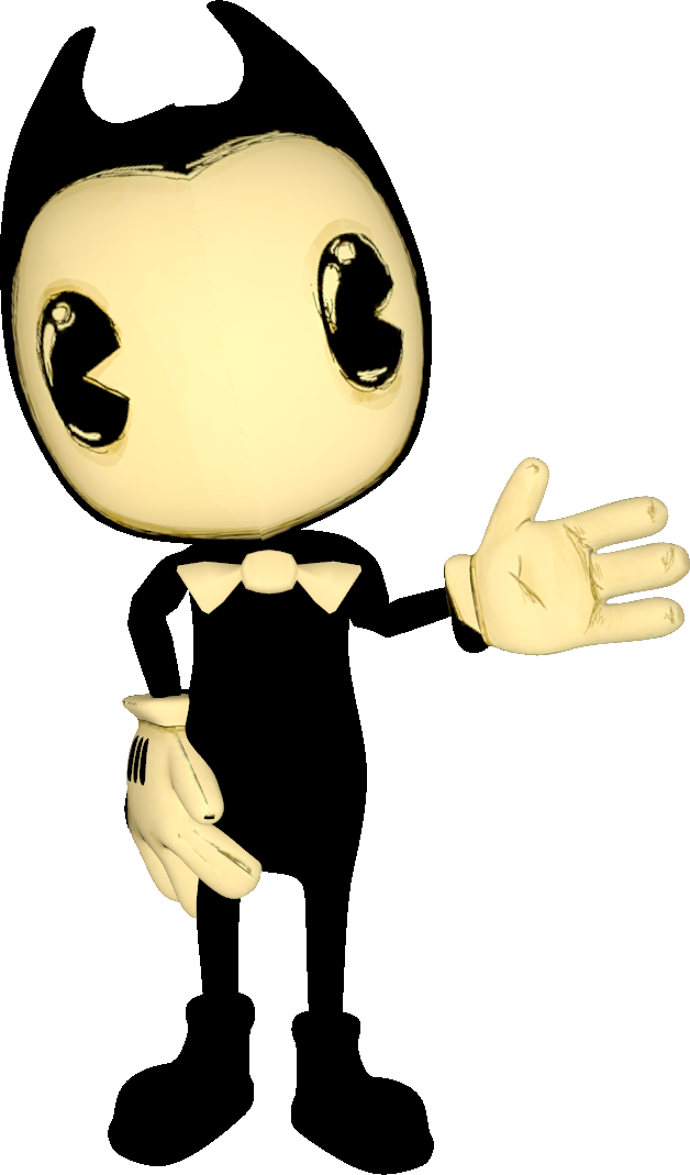 Bendy Cartoon Character Pose