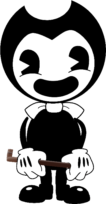 Bendy Cartoon Character Smile