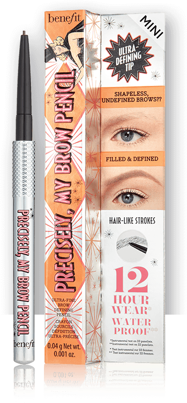 Benefit Eyebrow Pencil Packagingand Product