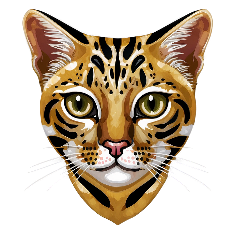 Bengal Cat Face Png 85