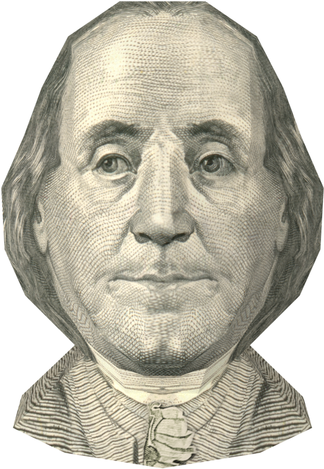 Benjamin Franklin Currency Portrait