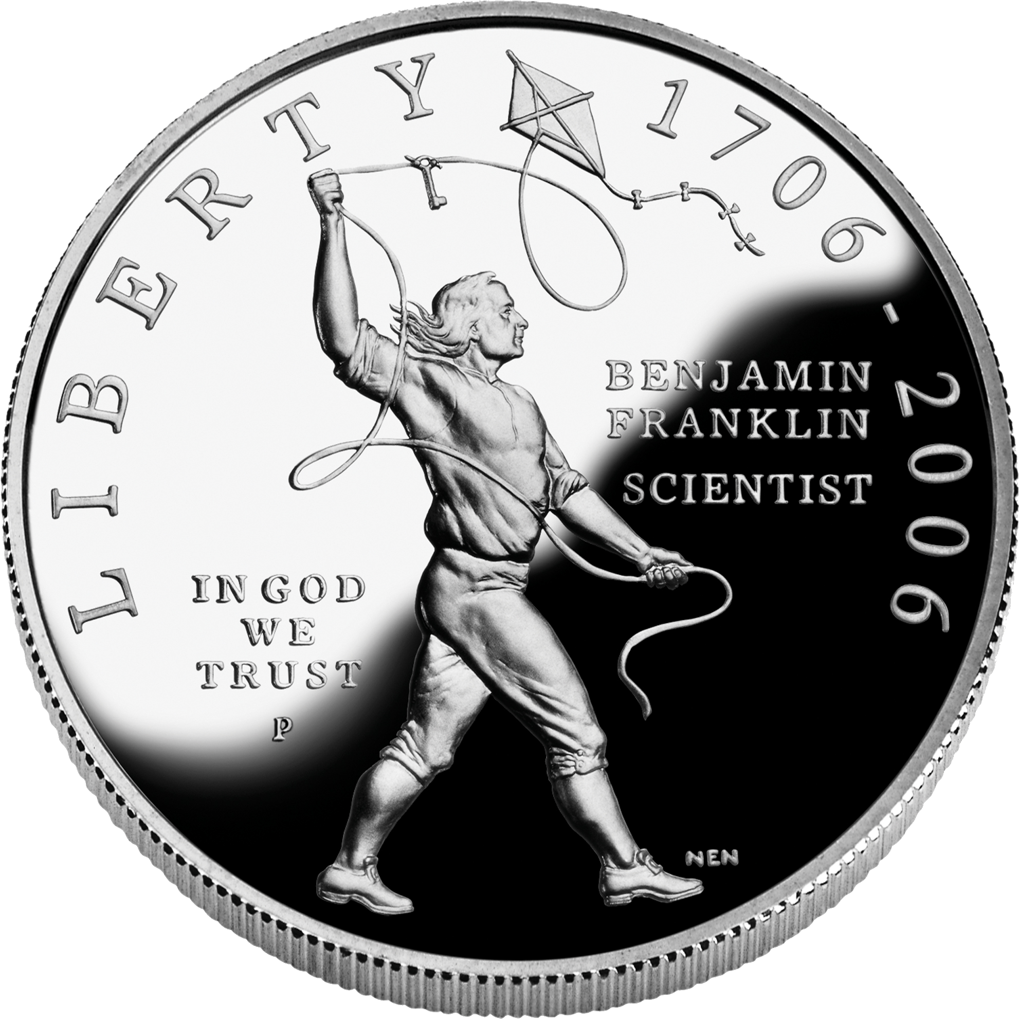 Benjamin Franklin Scientist Commemorative Coin2006