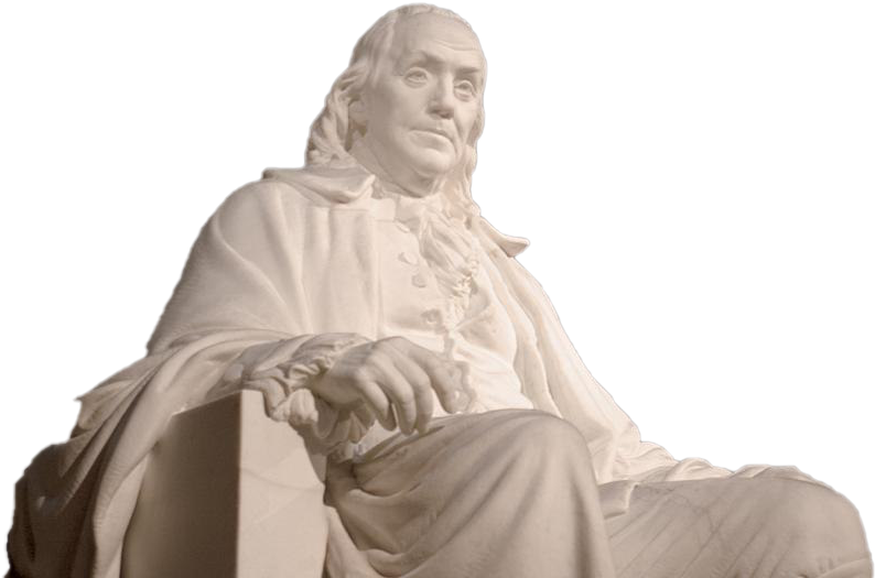 Benjamin Franklin Statue Sculpture