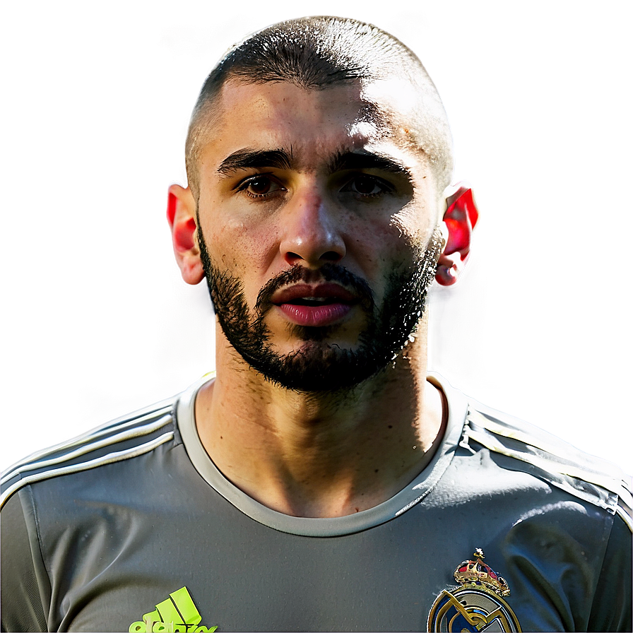 Benzema Portrait Png Akf27