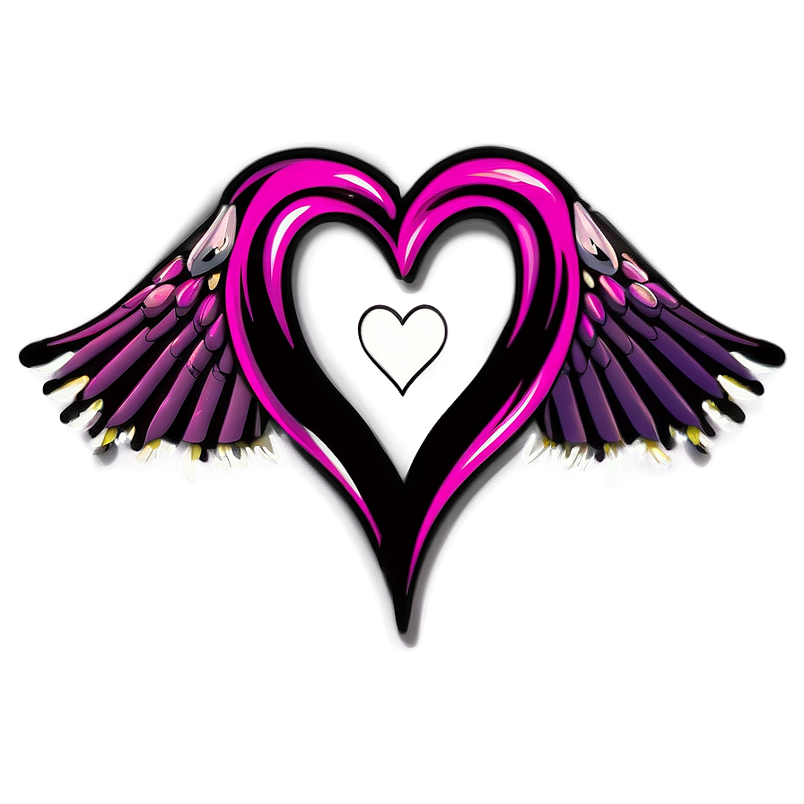 Bereavement Wings And Heart Quote Png 23