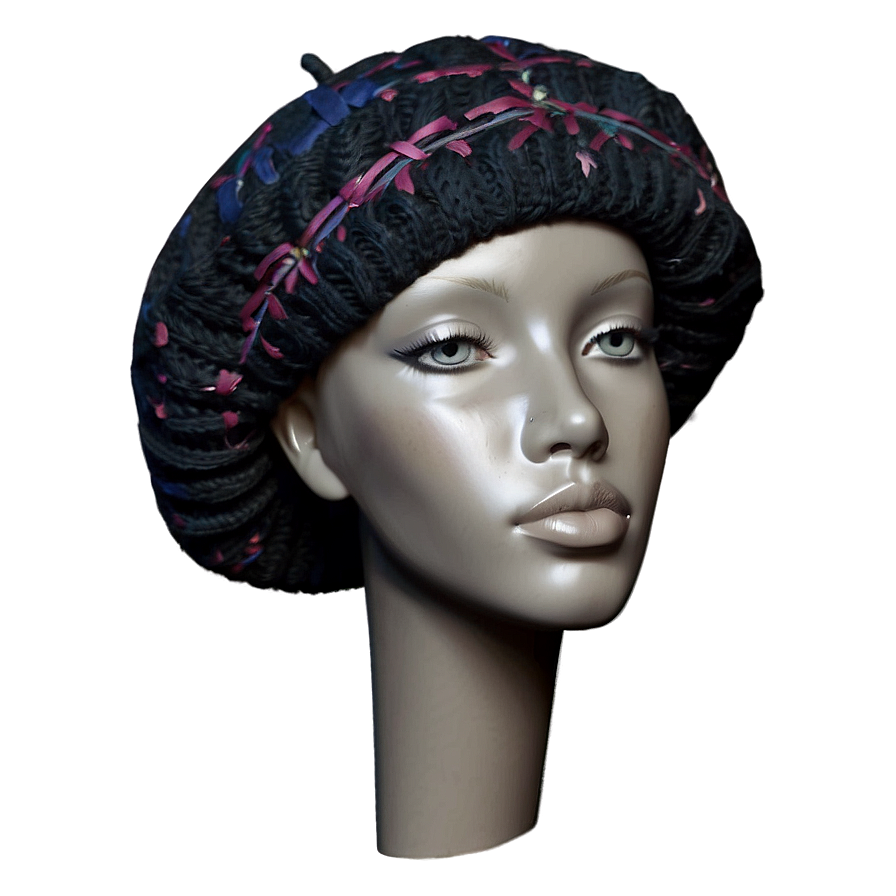 Beret In High Fashion Png 06122024