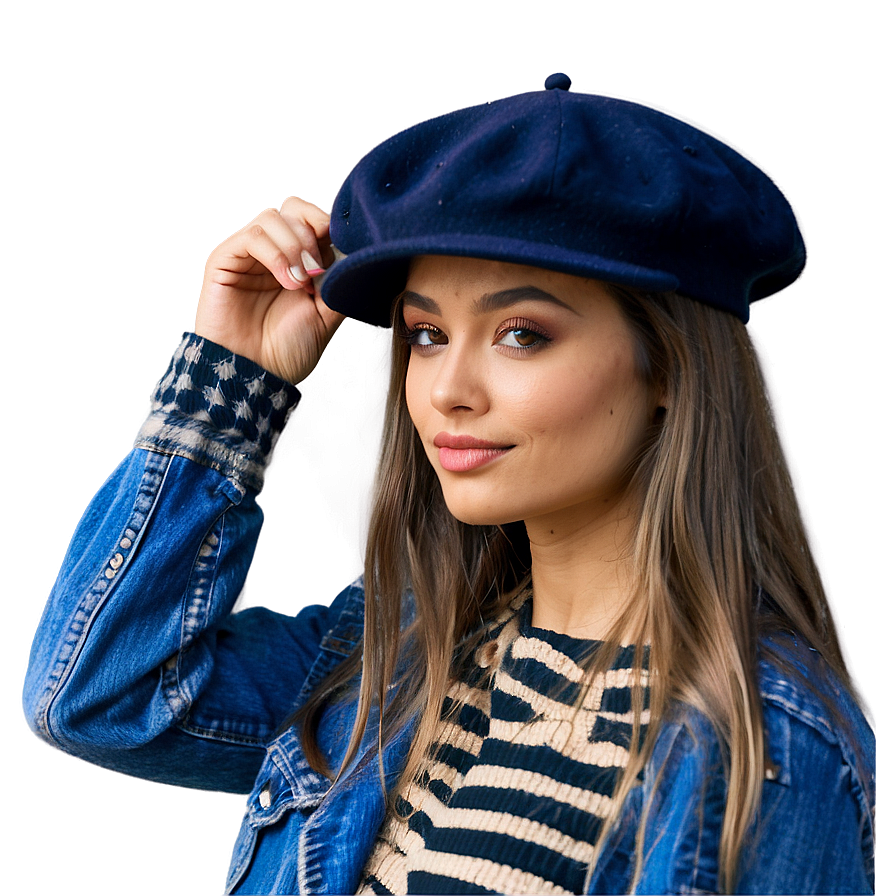 Beret In Street Style Png 29