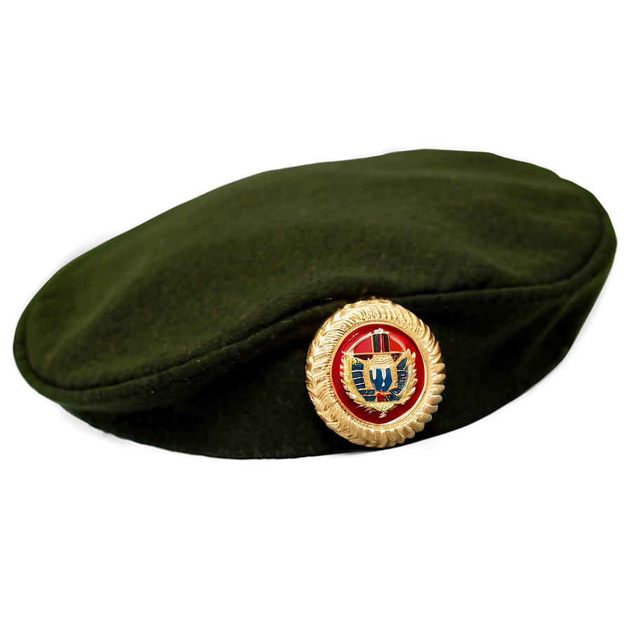 Beret With Badge Png Ukx