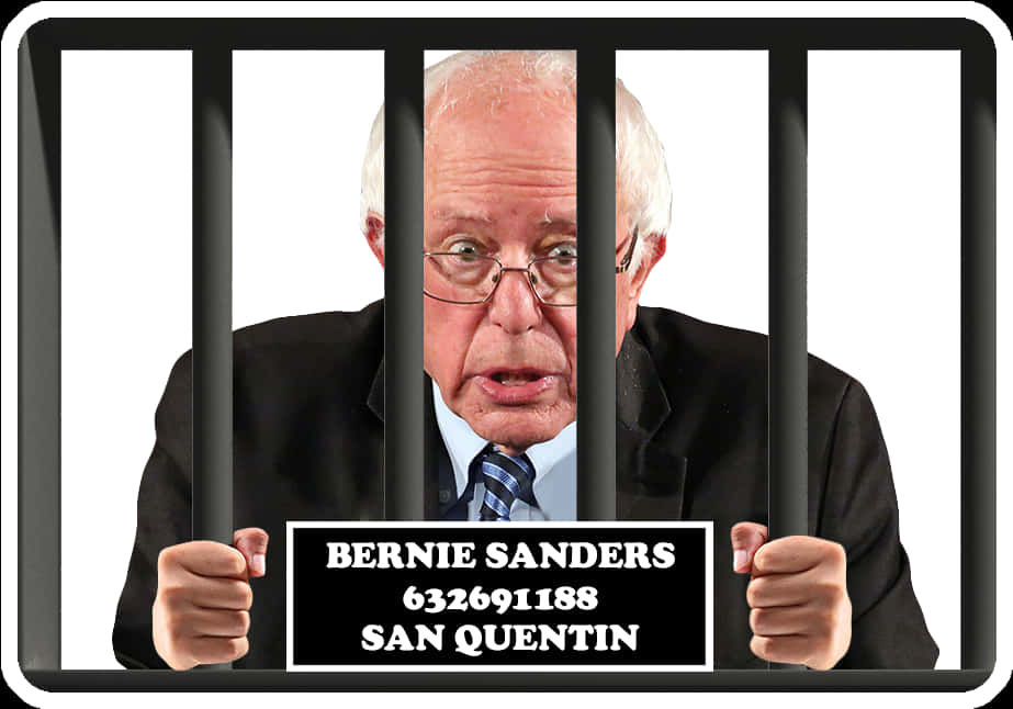 Bernie Sanders Behind Bars